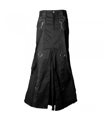 Denim Chain Skirt Kilt For Men 